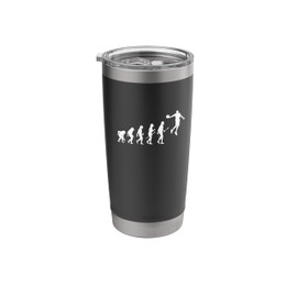 Game Sport B-Ball Human Evolution Basketball Player Stainless Steel Insulated Tumbler