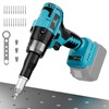 Cerycose Rivet Gun Compatible with Makita 18V Battery,Cordless Riveters Tool,Brushless