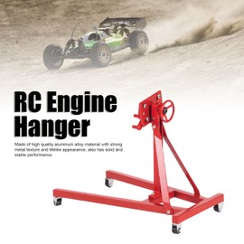 1/10 RC Engine Crane Hanger, 5.9x3.5x4.7in Universal RC Motor Repair Flip Bracket Stand Decoration Engine Stand for 1/10 Scale Vehicle RC Car