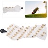 Golf Wood Headcovers PU White Skull Rivet Design Waterproof Durable