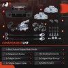 A-Premium 30-PC Tailgate Rebuild Kit Compatible with Ram 1500/2500/3500, 2013