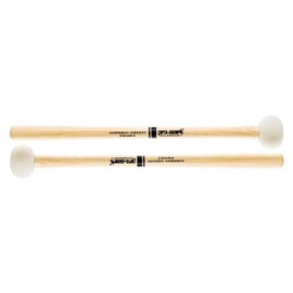 ProMark Bass Drum Mallets - PSMB3 Performer Series Special Extra Dense Felt Head - Ideal for 24-26 inch Bass Drums - American Hickory Handles with Comfort Flare Grip - 1 Pair