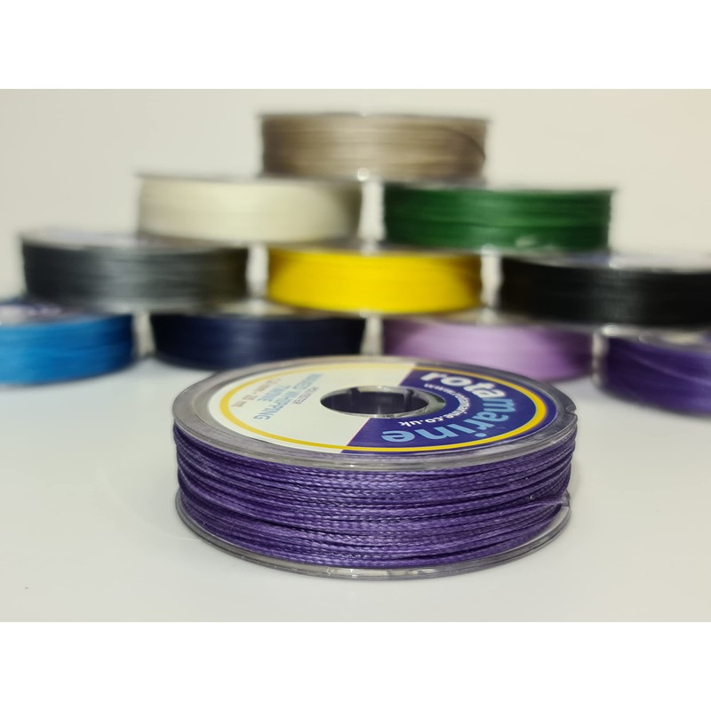 Whipping Twine 1mm 25mt Polyester Waxed Thread Spool (Grey)