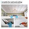 Art3d PVC Ceiling Tiles, 2'x2' Plastic Sheet in White (12-Pack)