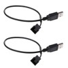 OPSFALCON 2 Pack USB to 3-Pin / 4-Pin PWM 5V