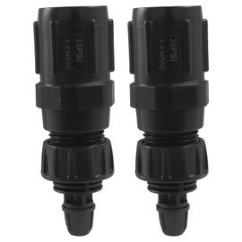 Aoserge 25PSI Drip Irrigation Faucet Adapter Kit, 2pcs 3/4" FHT x 3/4" MHT Pressure Regulator with 2pcs 1/4 Inch Drip Irrigation Tubing Adapter and 1 Roll Plumbing Tape, for Efficient Garden Watering