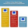 Multi Stage Thermostat for Home Cooling and Heating, 2 Heat/2