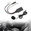 Bluetooth5.0 AUX IN Cable Adapter ISO Handsfree Microphone Replacement for