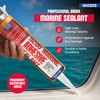 GH1200-5200 Marine Sealant White - 12.5 Oz Smoothly Dispenses Boat