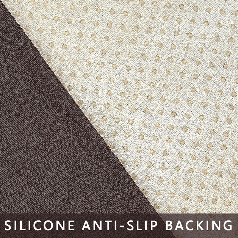 NOYOURS Couch Arm Covers, Anti-Slip Sofa Armrest Cover for Recliner,
