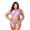 Elila Jacquard Full Coverage Full Support Softcup 1305 Lilac 46