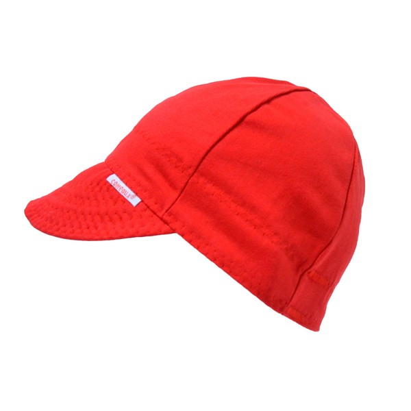 Comeaux Caps Reversible Welding Cap Solid Red Size 7 5/8
