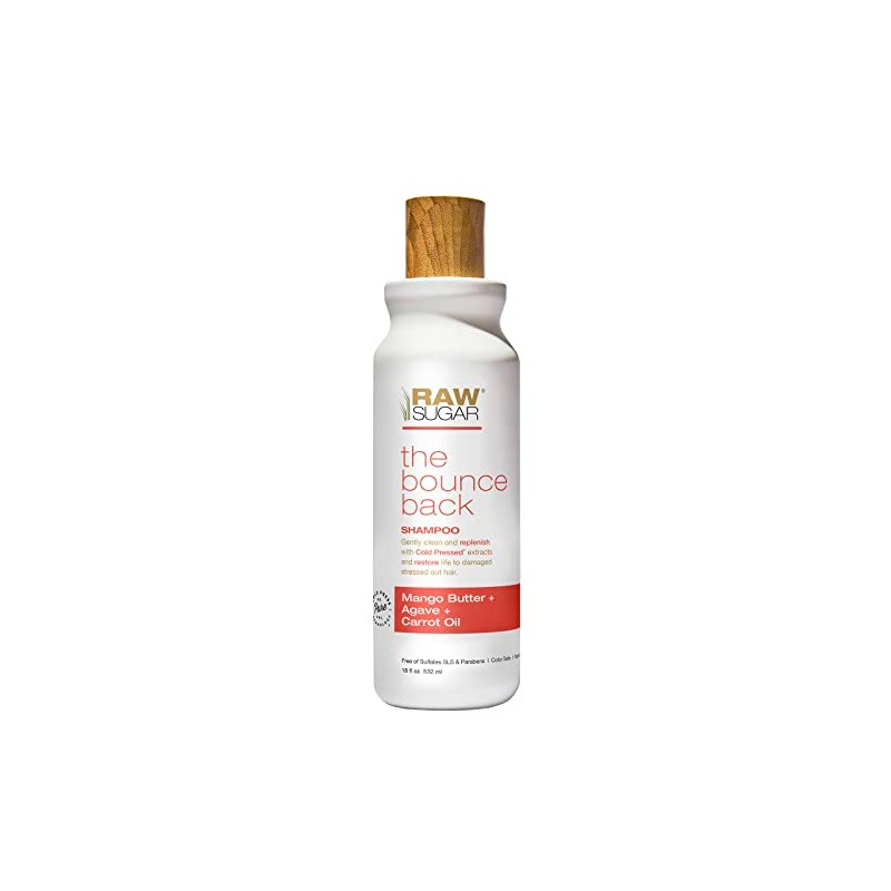 RAW SUGAR, The Bounce Back, Shampoo Hidratante y Fortalecedor, con