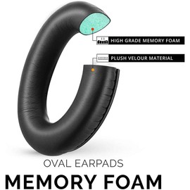 Ersatz Ohrpolster für Bose Quietcomfort 35 Kopfhörer - kompatibel mit QC35 ii QC25 QC15 Ae2 Ae2i Ear Headphones Komfortabel und langlebig (Blau)