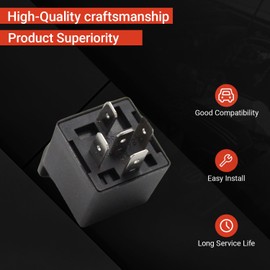 Powkos Starter Relay Switch GY20437 Compatible with John Deere Scotts Sabre Kubota Ford New Holland Replaces AR74411 1-643275 K3181-62330 K1122-62260 82003697