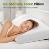 DUMOS Memory Foam Pillow Neck Relief Body Side Sleeper Cooling