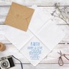 W&F GIFT Wedding Handkerchief - 12" x 12" - Something