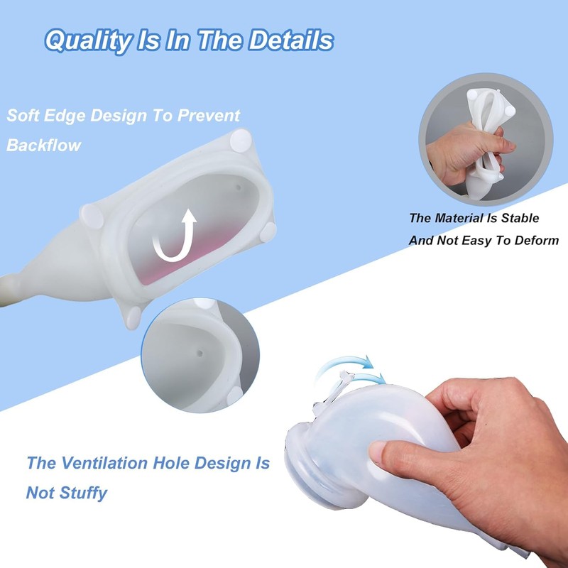 Urine Bags for Old Men, External Urinary Catheter, 2000ml &