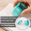 Mr. Pen- Pencil Sharpener & Eraser, 4 Pack, Colorful Erasers,