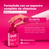 Goli Nutrition Biotina Vitamina C Inositol 60 Gomitas Sabor Cereza