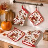 Arquiel Autumn Squirrel Oven Mitts and Pot Holders Sets, 100%