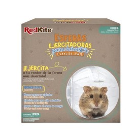 Red Kite Esfera Ejercitadora para Hámpster, Ratones, Ratas, Cuyos y Pequeños Mamíferos, Chica de Plástico Transparente con 12 centímetros de Diámetro