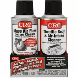 CRC 05111 MAF Mass Air Flow Sensor & Throttle Body Intake Cleaner Twin Pack Kit