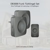 ELRO DB3000 Wireless Doorbell Set, 2 x Receivers for Socket,