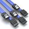 JAMEGA 3 x 50 cm SATA III Cable, S-ATA 3