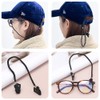QIKEJI Hat Retention Clip, Hat Keeper, Hook, Black, Set of
