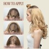 SARLA U Part Hair Extensions Dirty Blonde Full Head Clip