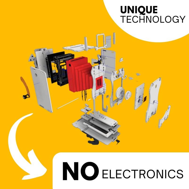 Jollylook Pinhole Mini Instant Film Camera Building Set - DIY