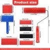 LMSNE Wood Graining Tool Set, 8 Pieces, Household Wallpaper Roller