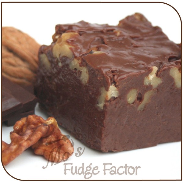 Mo's Fudge Factor, Chocolate Walnut Fudge 32 Ounces