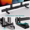 KAMIWI Adjustable Soundbar Mount,Universal Soundbar Mount,Sound Bar Mounting Bracket with