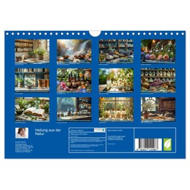 Heilung aus der Natur (Wandkalender 2025 DIN A4 quer), CALVENDO Monatskalender [Calendar] CALVENDO and Waurick, Kerstin