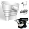 Flour Funnel for KitchenAid Mixer, Mess-Free Baking Accessory, Food Grade