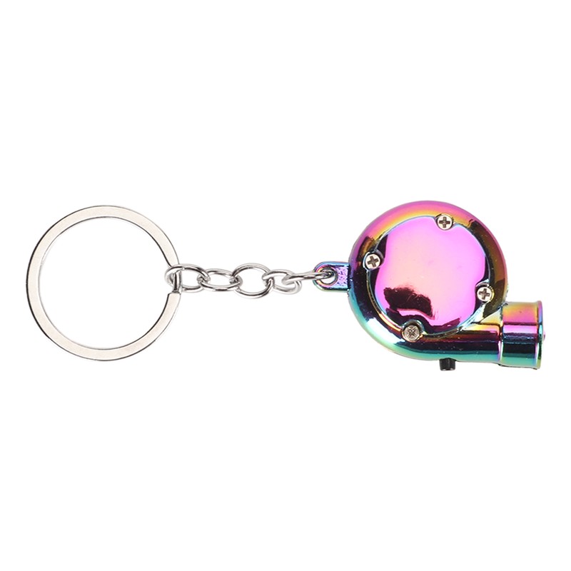 LED Turbo Keychain with Sound and Light Battery Powered Metal