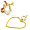 Paris Kids Earrings Heart Color Frame Red Pink Blue Yellow