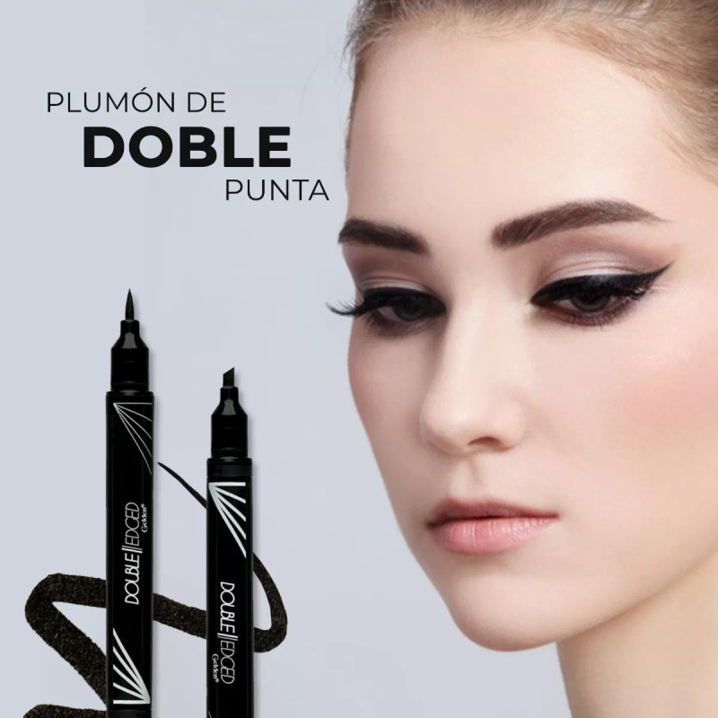 Gelden Delineador Líquido Para Ojos De Doble Punta [ Double