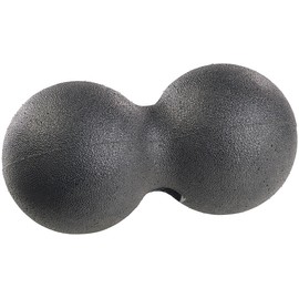 newgen medicals Massage Ball Duoball and Fascia Trainer for Back etc. Diameter 12 cm Black (Duo Massage)