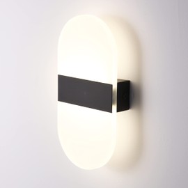 Maichis 2Pack LED RV Vanity Wall Sconce with Switch, 12Volts RV Bedside Reading Lamp with Acrylic Lens, 12 Volt Interior Light Fixture for RV, Trailer, Camper, Motorhome