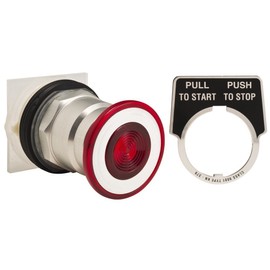 Square D SQD9001KR8R SQ D 9001KR8R Push-Pull Operator, Black