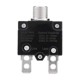 CFTGIW Joemex Circuit Breaker 88 Series 20A 20A 125 R Thermal Switch Circuit Breaker Overcurrent Overload Protector For Generator L2 Series 15A Button of Application It Is (10A)
