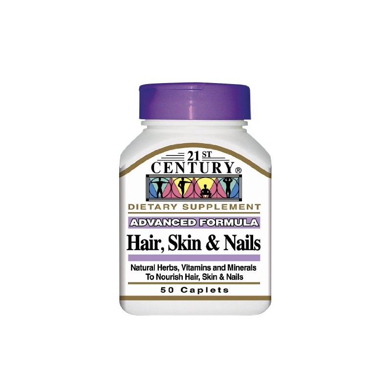 21st Century Hair, Skin & Nails - 50 Caplets, Pack