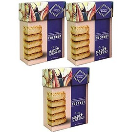 Coconut Hawaiian Shortbread Cookies, 4.4 ounce Set of 3