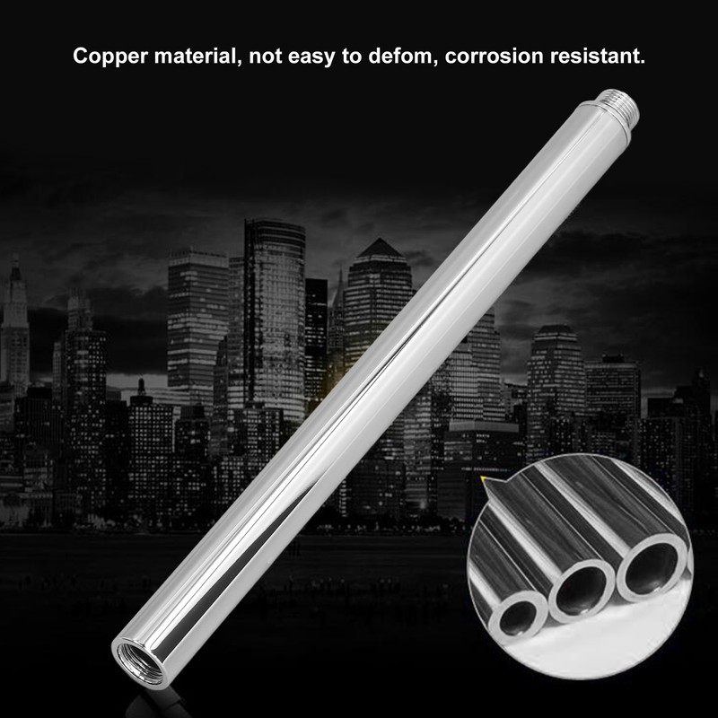 Shower Arm Extension Tube Copper Shower Head Extender Home Decoration