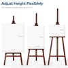 VISWIN Wooden Art Easel for Painting, Adjustable & Foldable Beech