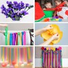 9 Rolls Crepe Paper Craft Streamers Hanging Rainbow Crepe Paper