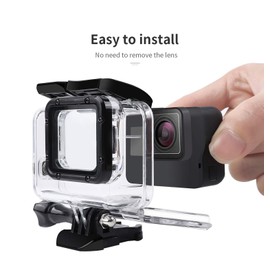 Senua Waterproof Case for GoPro Hero 7 Hero 6 Hero 5 Black Hero 2018, 45M/147FT Underwater Waterproof Protective Housing Case for GoPro Action Camera with Quick Release Mount and Thumbscrew